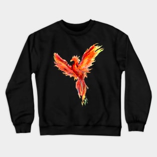 posterized phoenix Crewneck Sweatshirt
